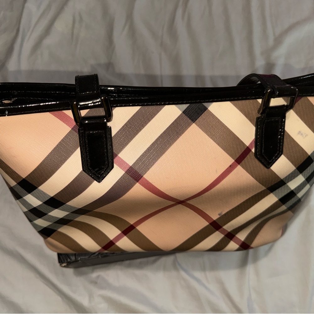 Burberry Super Nova Check Shoulder Bag - Beige (vintage)